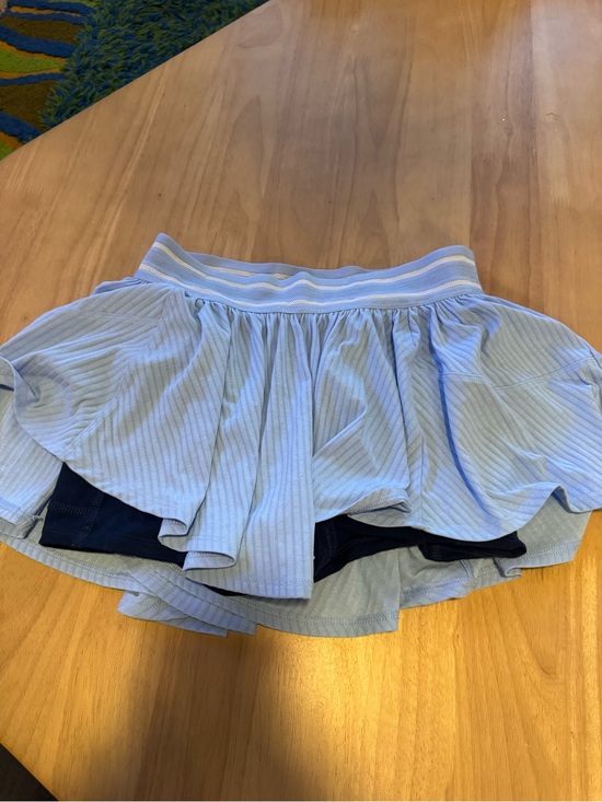 FP Movement by Free People Dresses & Skirts - Free People Light Blue Ribbed Circle Skirt with Built-In Shorts